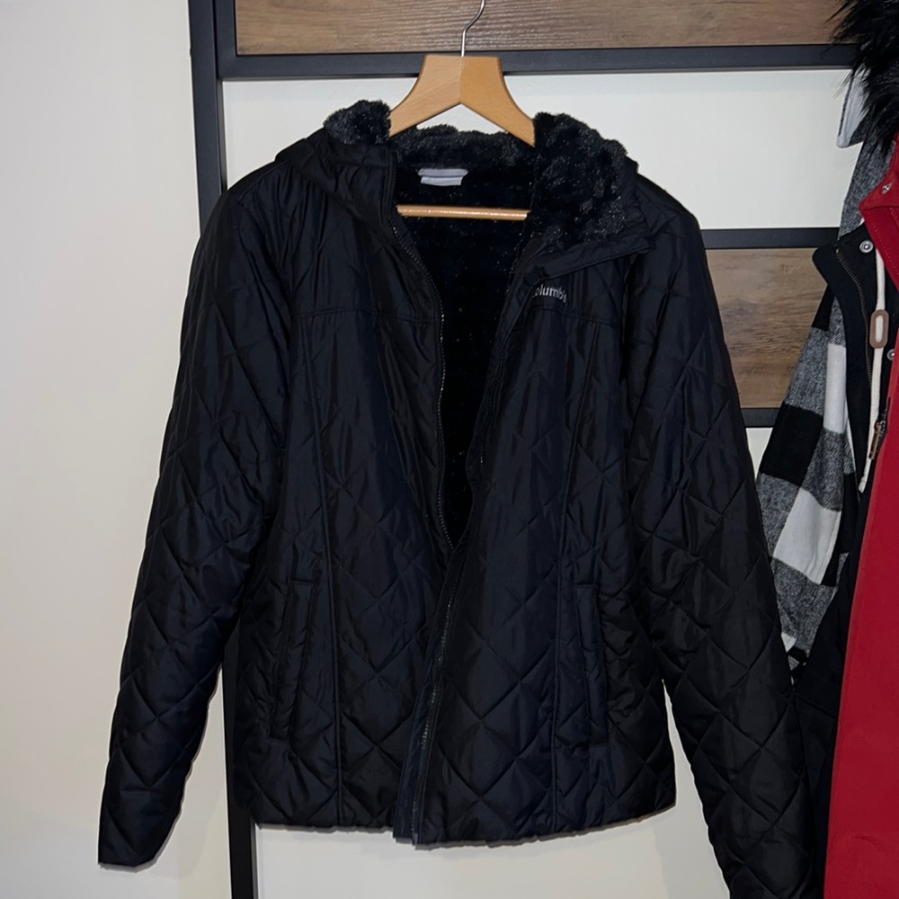 Women's Columbia Hooded Quilted Coat